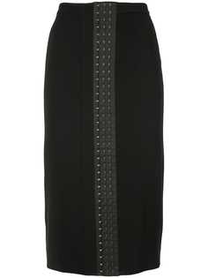 Mugler удлиненная юбка