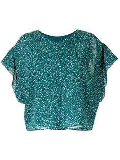 Tomorrowland printed short-sleeved blouse