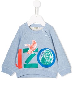 Kenzo Kids printed logo sweater