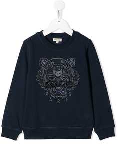 Kenzo Kids embroidered logo sweater