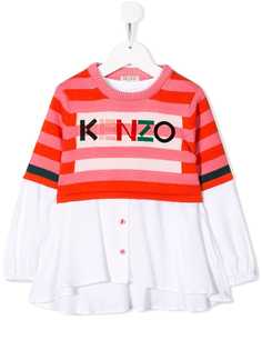 Kenzo Kids button up logo top