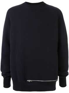 Sacai zip trim sweatshirt