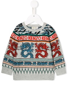 Kenzo Kids knitted logo sweater