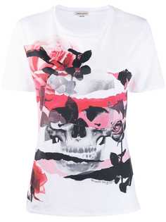 Alexander McQueen футболка с принтом Skull