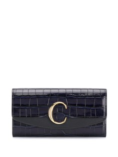 Chloé удлиненный кошелек с пряжкой
