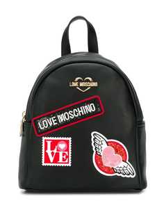 Love Moschino рюкзак с нашивкой-логотипом