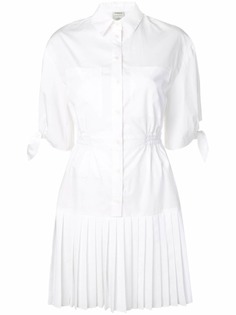 Pinko плиссированное платье-рубашка