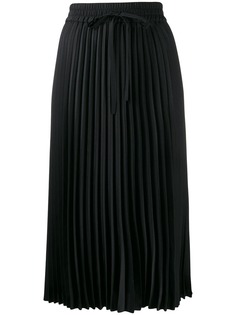 Red Valentino пышная юбка с плиссировкой