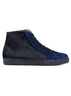 Thakoon Addition panelled hi-top sneakers