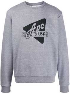 A.P.C. printed cotton sweater