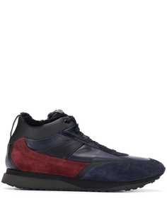 Santoni кроссовки на шнуровке