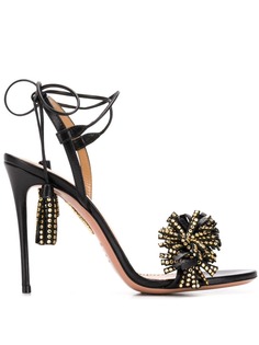 Aquazzura босоножки Wild Crystal 105