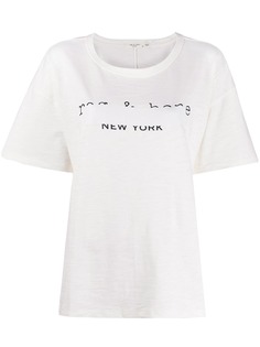 Rag & Bone футболка с логотипом