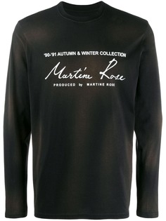 Martine Rose свитер с логотипом