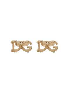 Dolce & Gabbana запонки в виде логотипа DG