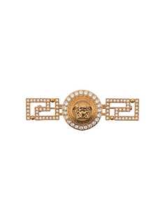 Versace брошь с декором Medusa