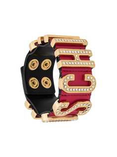 Moschino браслет-бэнгл с декорированным логотипом