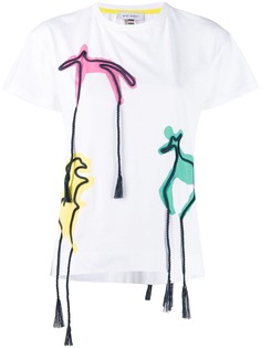 Mira Mikati футболка с вышивкой