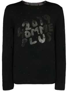 Comme Des Garçons Homme Plus 2019 logo jumper