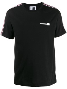 Les Hommes Urban stripe panelled T-shirt