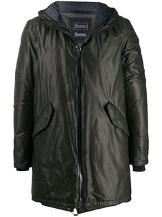 Herno zipped parka coat