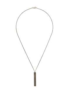 Maison Margiela number-embossed pendant necklace
