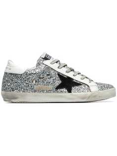 Golden Goose кроссовки Superstar с блестками