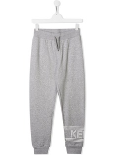 Kenzo Kids TEEN logo print trousers