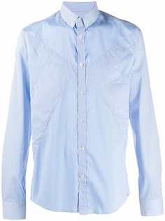 Les Hommes Urban check panel shirt