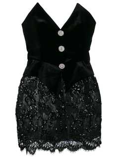 Alessandra Rich strapless mini dress