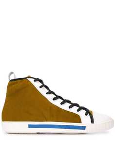 Carven textured hi-top sneakers