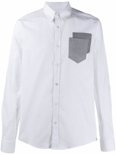 Les Hommes Urban double pocket shirt