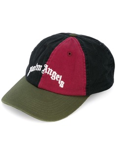 Palm Angels logo embroidered cap