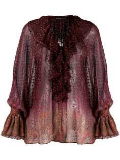 Etro polka dot blouse