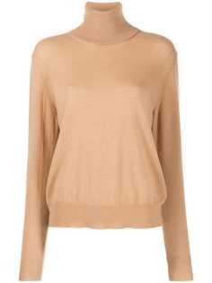 Laneus roll neck fine knit top