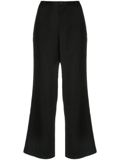Yohji Yamamoto cropped straight-leg trousers