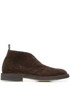 Green George lace-up desert boots