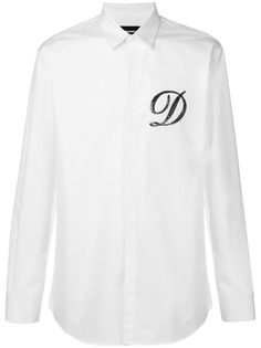 Dsquared2 рубашка с логотипом из пайеток