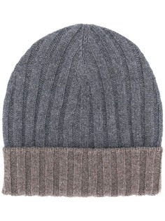 Barba ribbed knit beanie