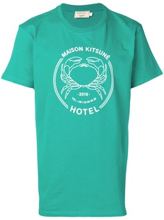 Maison Kitsuné футболка с логотипом