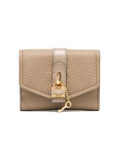 Chloé Padlock foldover wallet