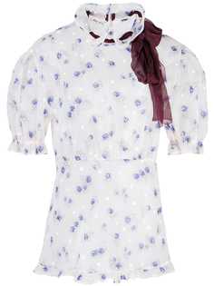 Miu Miu ruffled sheer blouse