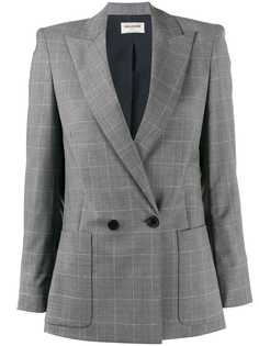 Zadig&Voltaire double-breasted check blazer