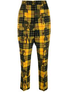 Comme Des Garçons tartan check trousers