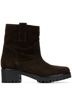 P.A.R.O.S.H. round toe ankle boots