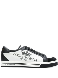 Dolce & Gabbana кроссовки с принтом логотипа
