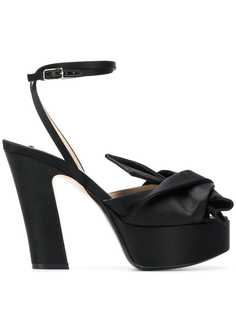 Nº21 satin platform sandals