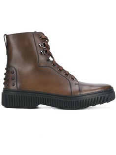 Tods ботинки-челси на шнуровке Tod`S