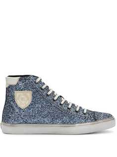 Saint Laurent хайтопы с блестками Bedford