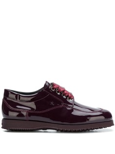 Hogan satin laces oxford shoes